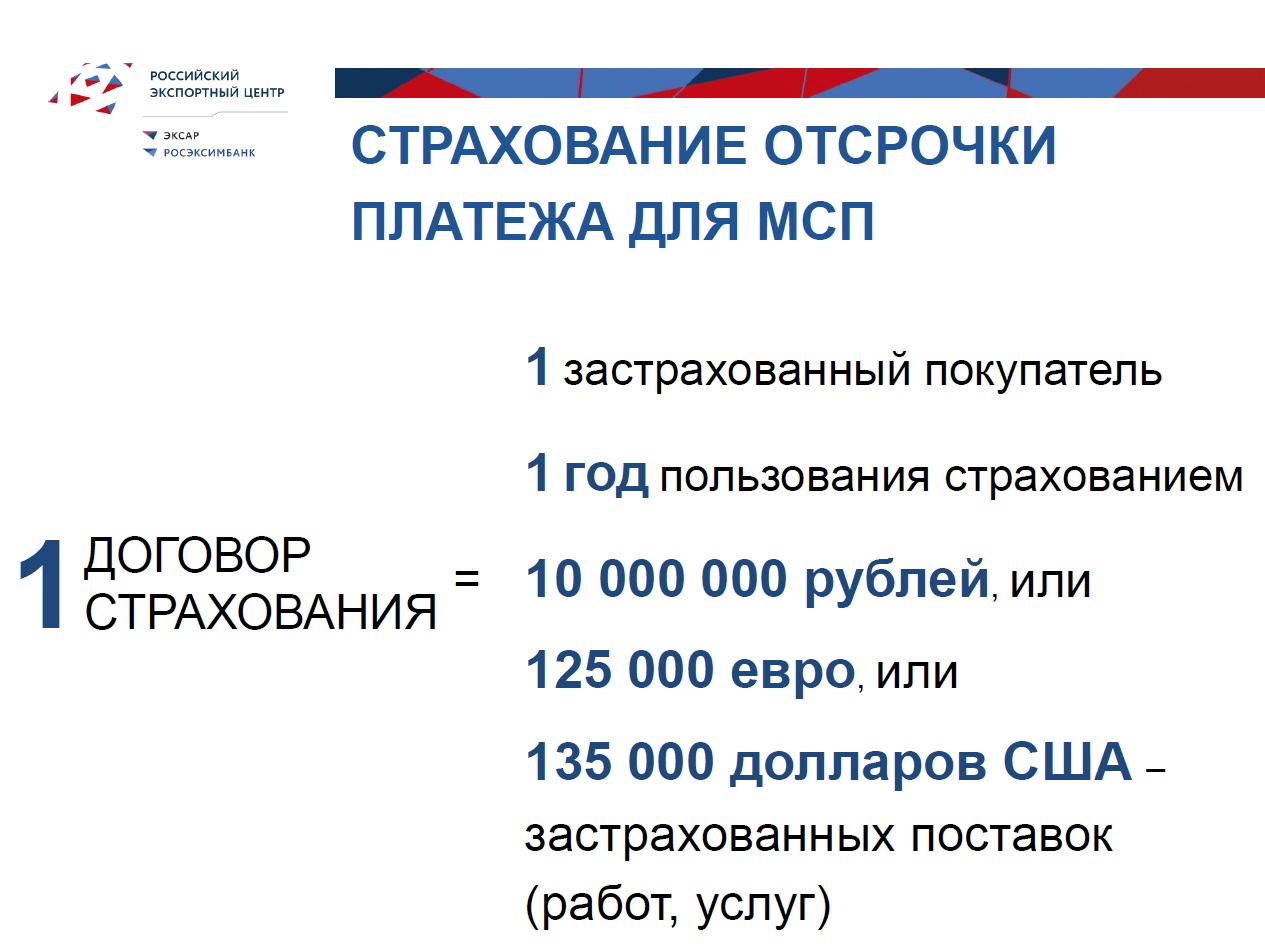 Страхование отсрочки платежа для экспортёров МСП :: Главные новости ::  Новости :: О городе - Администрация и городская Дума муниципального  образования город-герой Новороссийск