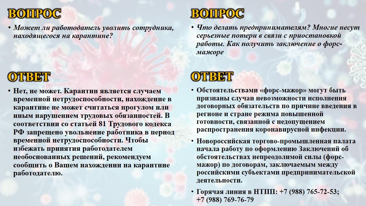 Коронавирус. Ответы на вопросы :: Главные новости :: Новости :: О городе -  Администрация и городская Дума муниципального образования город-герой  Новороссийск