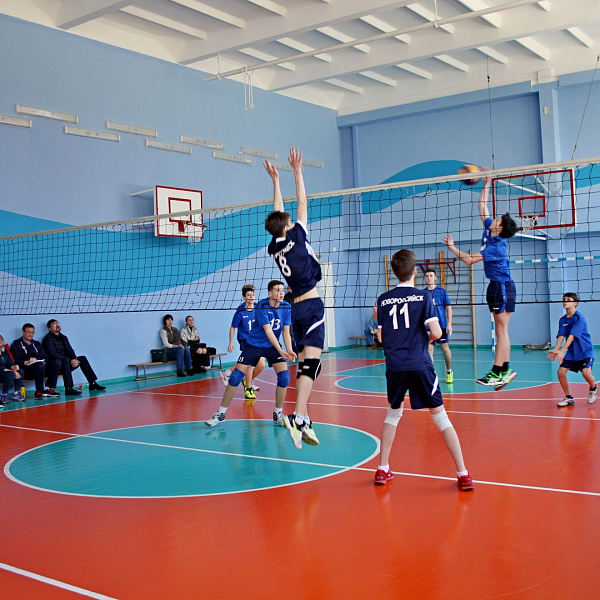 Фото игры в волейбол школьников